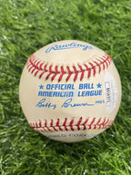 Ken Griffey Jr. and Sr. Dual Signed Baseball JSA LOA Auto