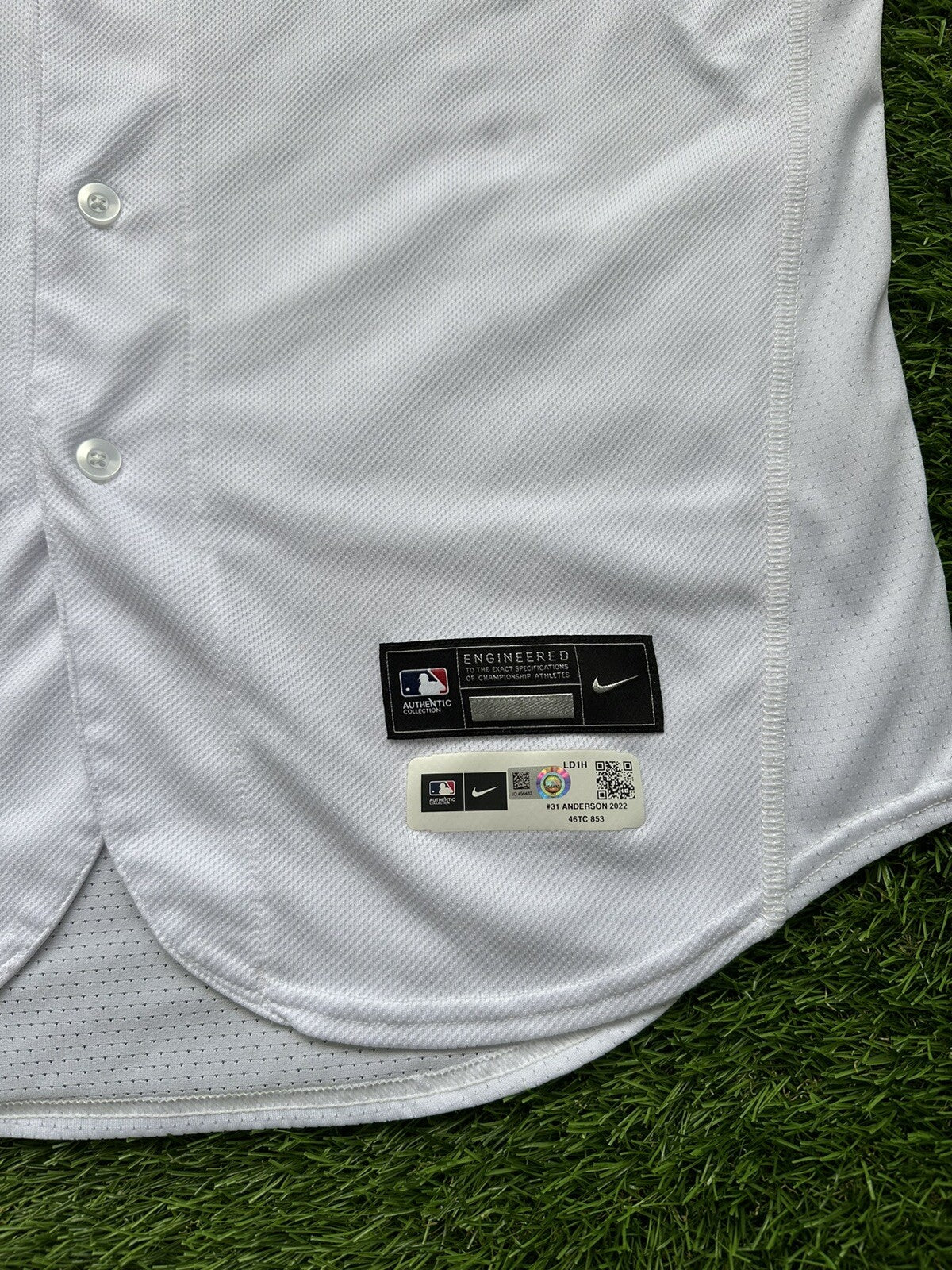 Tyler Anderson Los Angeles Dodgers Game Used Worn Jersey 2022 MLB Auth