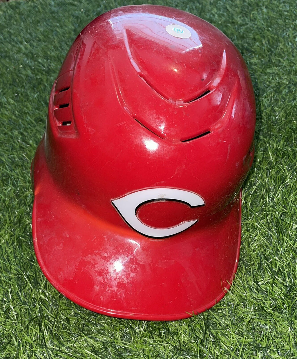 Joey Votto Cincinnati Reds Game Used Helmet 2010 “NL MVP Season” MLB Auth Match