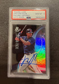 Cristian Pache Atlanta Braves Bowman 2018 TOP-21 Auto PSA 10