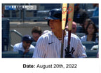 Oswaldo Cabrera NY Yankees Game Used Bat MLB Debut Hits # 1, 2, 3 MLB Auth