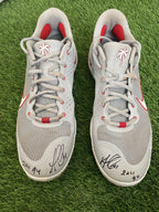 Ozzie Albies Atlanta Braves Game Used Cleats 2021 Signed LOA