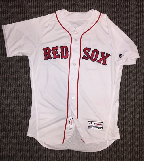 Andrew Benintendi Boston Red Sox Game Used Worn Jersey MLB Auth 2018 WS Season