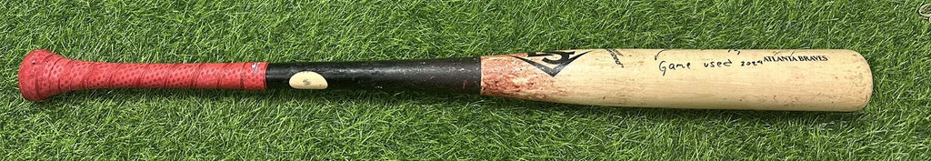 Ronald Acuna Jr. Atlanta Braves Game Used Bat 2024 Signed Auto Uncracked GUG LOA