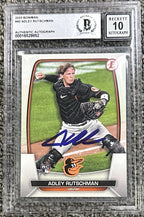 Adley Rutschman 2023 Bowman Rookie Card #40 Signed BGS 10 (Beckett) Auto