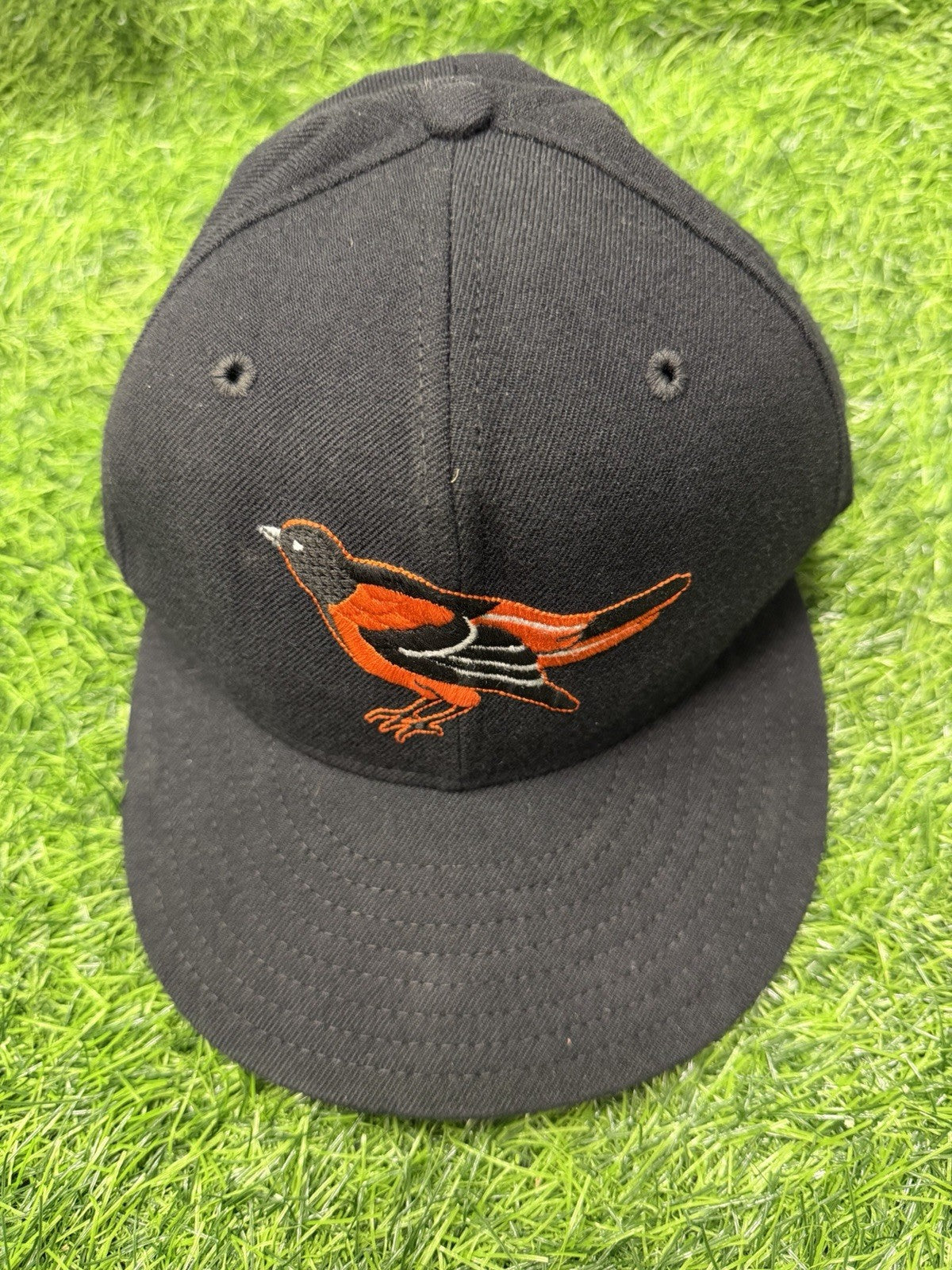 Cal Ripken Jr. Baltimore Orioles Game Used Hat Excellent Use Ripken LOA