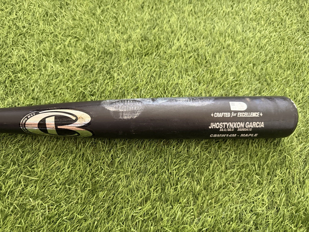 Jhostynxon Garcia Pirates Game Used Bat 2026 Rookie Season Mlb Auth