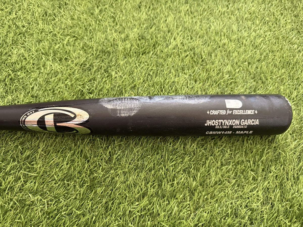 Jhostynxon Garcia Pirates Game Used Bat 2026 Rookie Season Mlb Auth