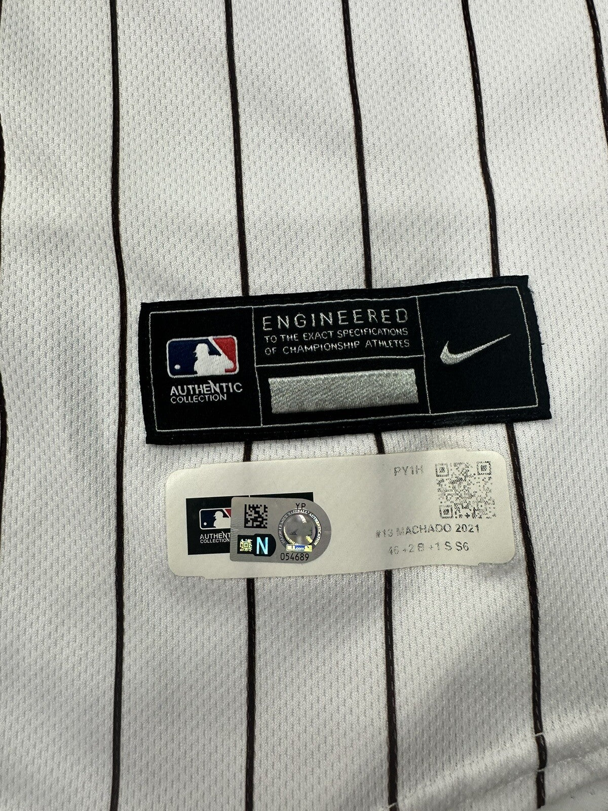 Manny Machado San Diego Padres Game Used Worn Jersey 6 Total HR’s MLB Auth 2022