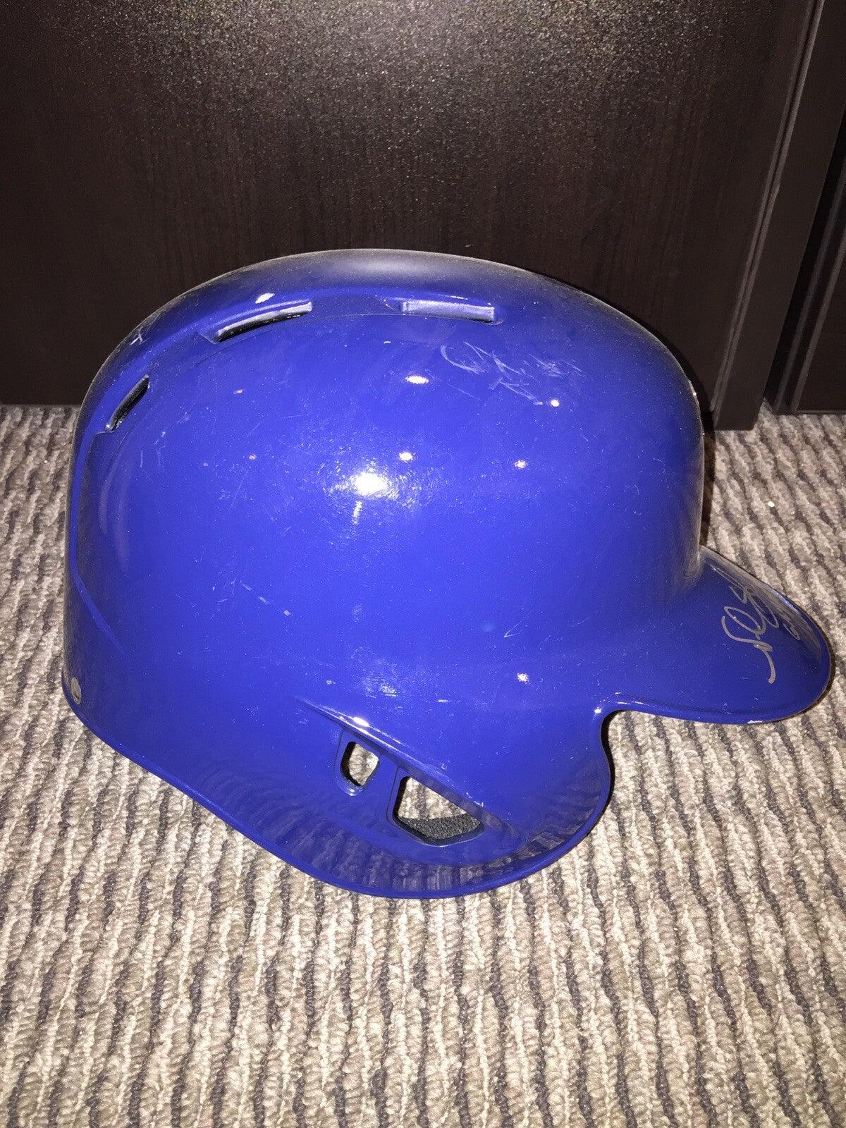 Noah Syndergaard New York Mets Game Used Helmet Signed 2016 MLB Authenticated