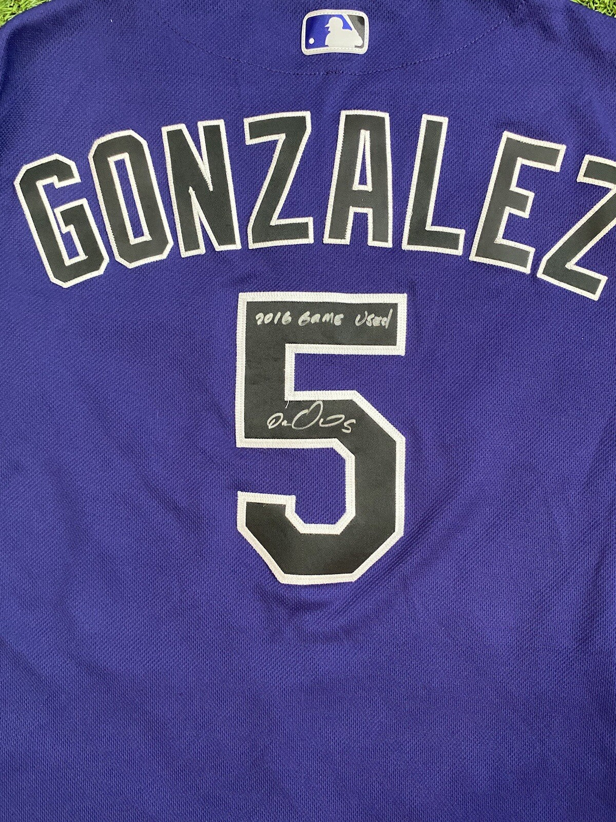 Carlos Gonzalez Colorado Rockies Game Used Jersey “Career Hits 1004-1006” Signed