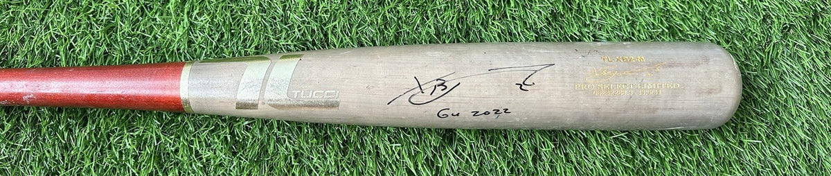 Xander Bogaerts Game Used Bat 2022 Final Career Boston Hit Home Run Signed Match
