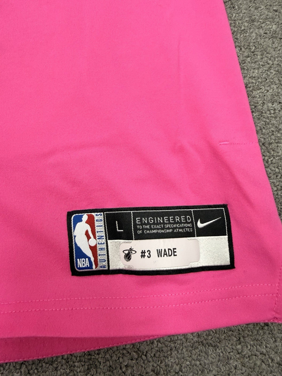 Dwayne Wade Miami Heat Game Used Shooting Shirt 2018