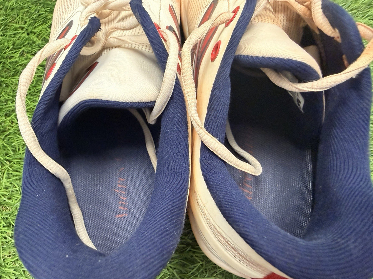 Andres Gimenez Cleveland Game-Used Home New Balance Custom Cleats MLB Auth 2023