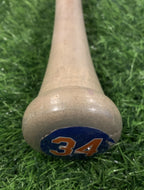 Noah Syndergaard New York Mets Game Used Bat 2019 MLB Auth Excellent Use