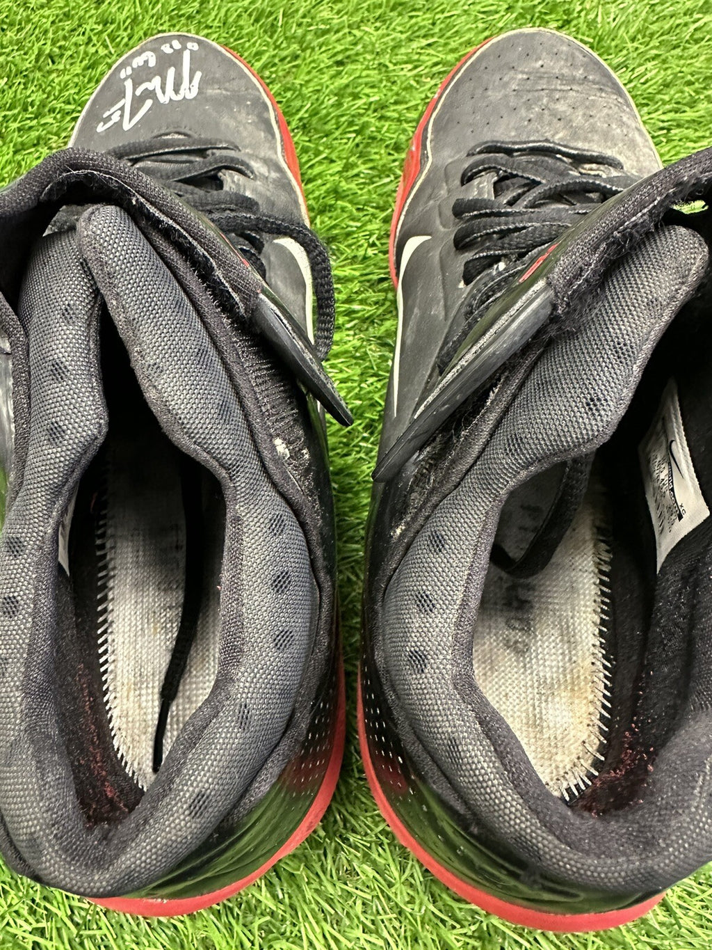 Mike Trout Game Used Worn Cleats 2012 Rookie Season Signed Anderson Trout LOA