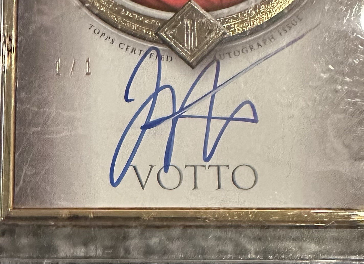Joey Votto Topps Transcendent 2023 Baseball Card TCA-JV Signed #’ed 1/1