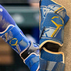 Salvador Perez Game Used Evoshield Shin Elbow Set Photo Matched 2024 GUG LOA