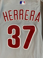 Odubel Herrera Philadelphia Phillies Game Used Worn Jersey 2017 MLB Auth