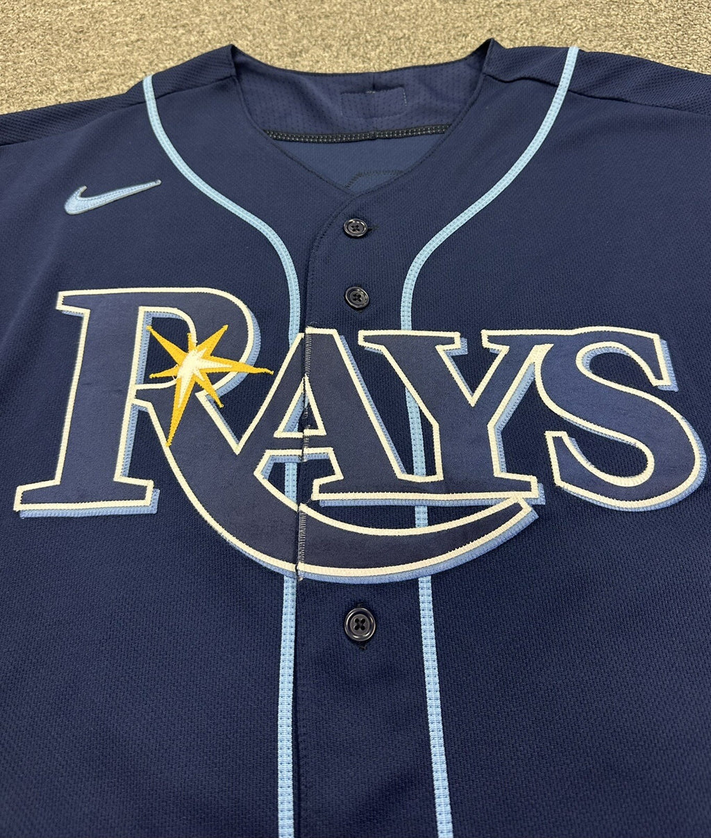 Tyler Glasnow Rays Game Used Worn Jersey 2023 *4 Wins* MLB Auth