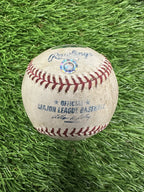 Roger Clemens Astros Game Used Baseball Career Win 312 4/13/04 MLB Auth LOA Auto