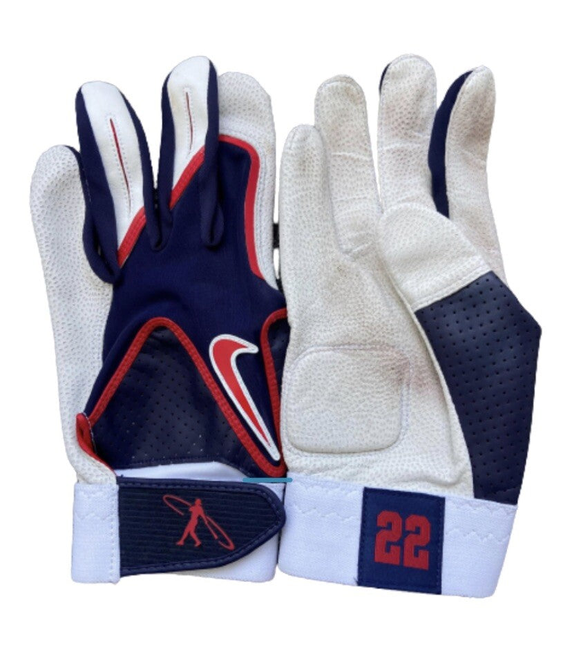 Joc Pederson Atlanta Braves Game Used Worn Batting Gloves “2021 World Series”