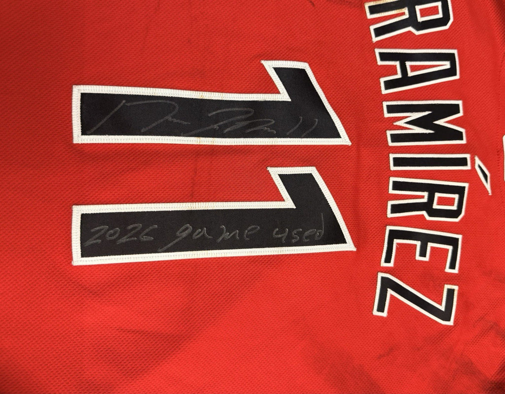 Jose Ramirez Cleveland Guardians Game Used Jersey 2026 EPIC Use Signed MLB Auth