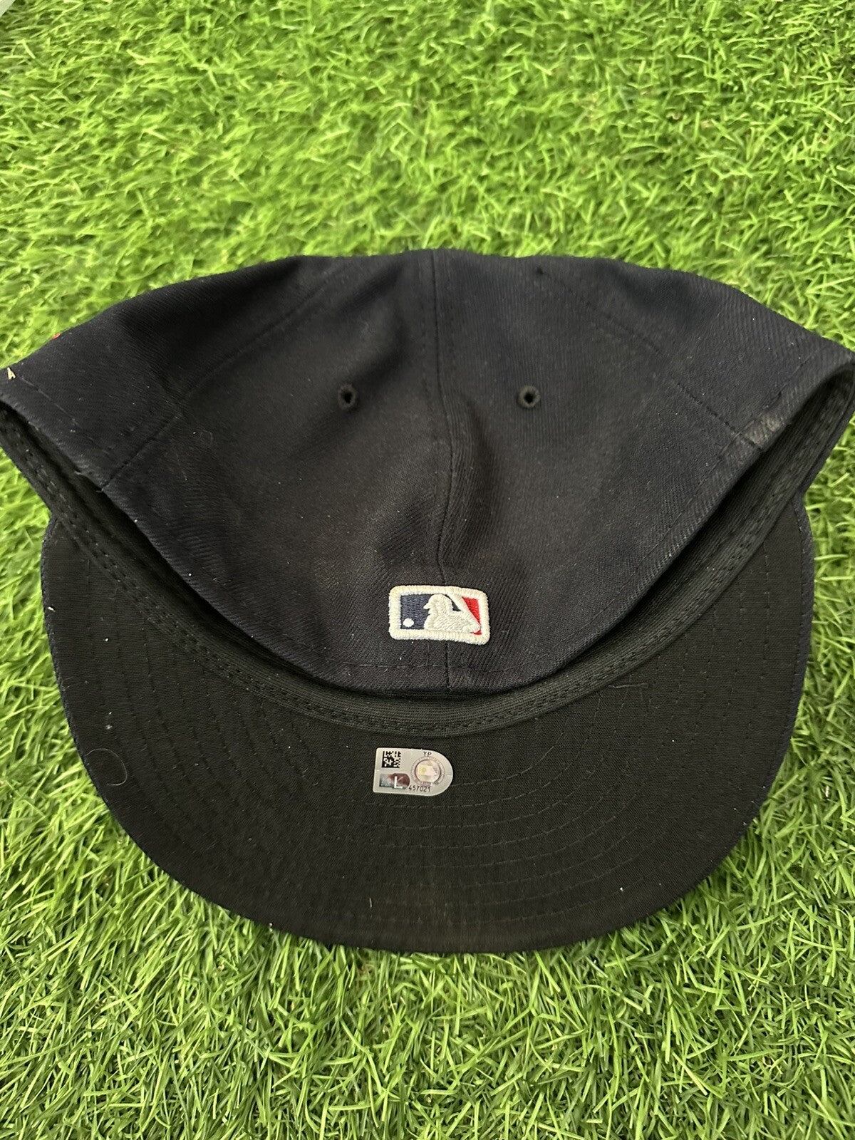 Shane Bieber Cleveland Guardians Game Used Away Hat 2023 MLB Auth LOA