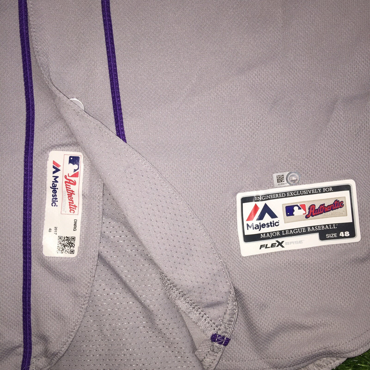 Antonio Senzatela Colorado Rockies Game Used Worn Jersey 2017 Playoffs MLB Auth