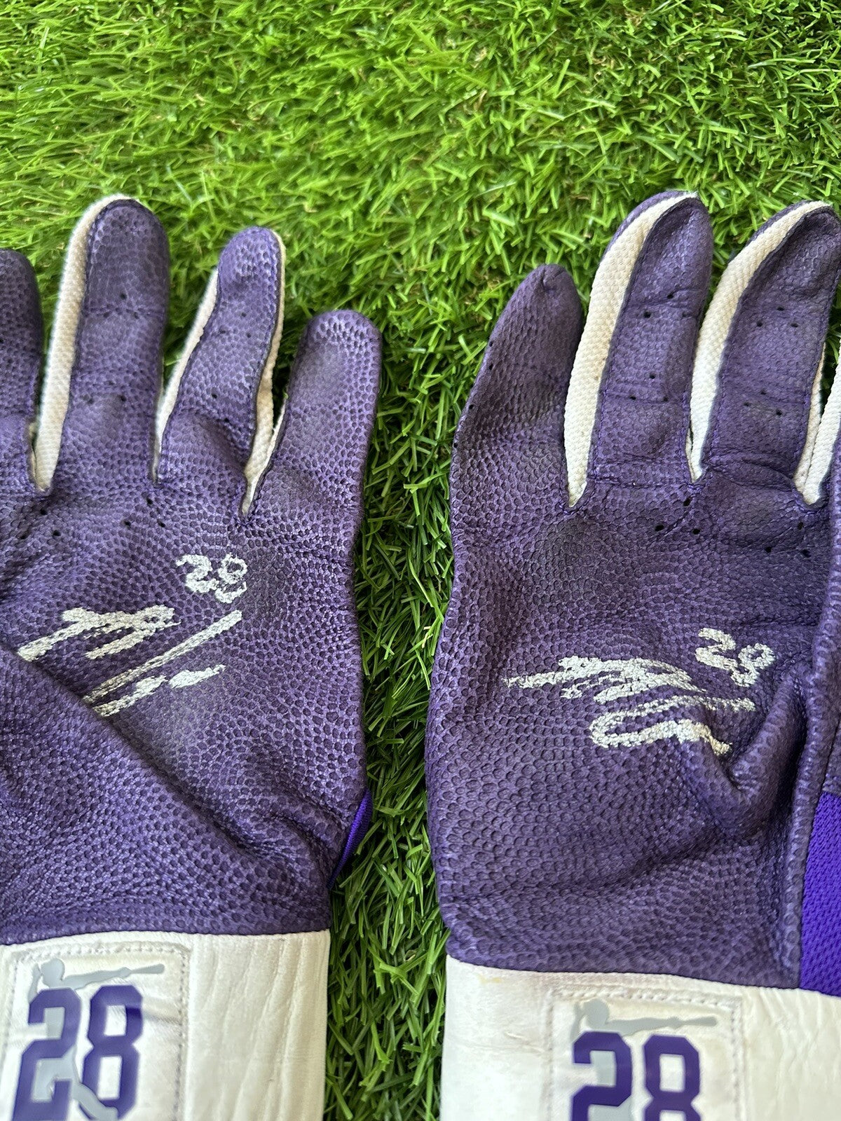 Nolan Arenado Colorado Rockies Game Used Batting Gloves “Auto, Excellent use”