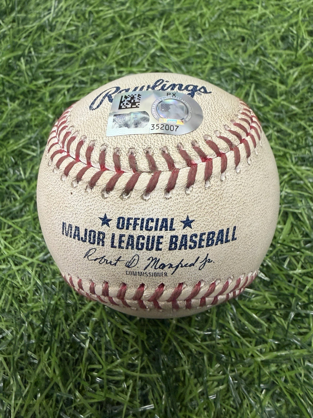 Mike Trout Game Used Baseball 2025 Season Career Hit 1734 Double MLB Auth
