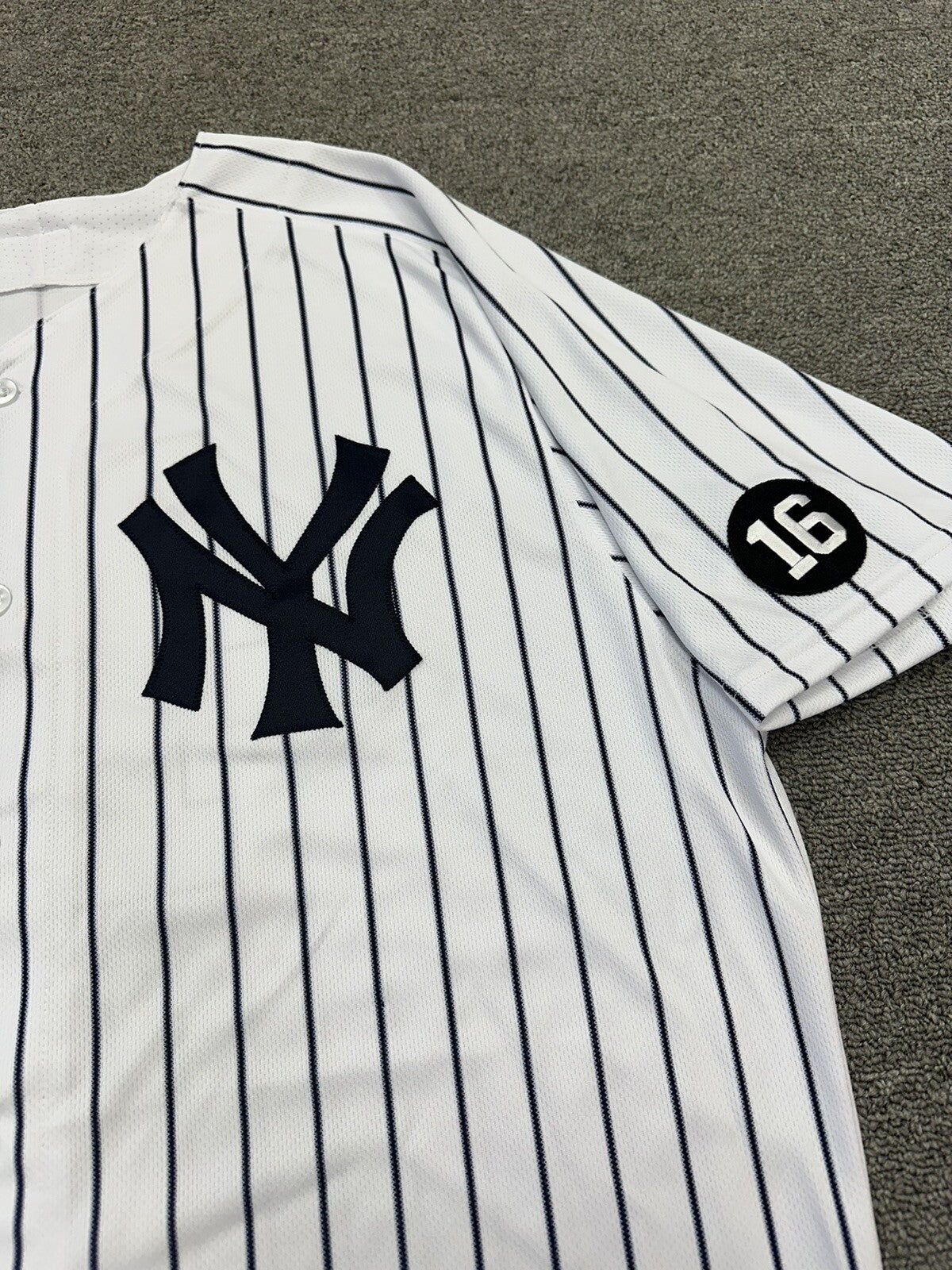 Gerrit Cole New York Yankees Game Issued Jersey 2021 Whitey Memorial Patch MLB