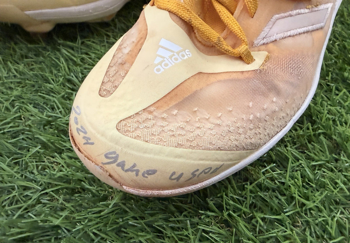 Jose Ramirez Cleveland Guardians Game Used Cleats  2024 Signed GUG LOA
