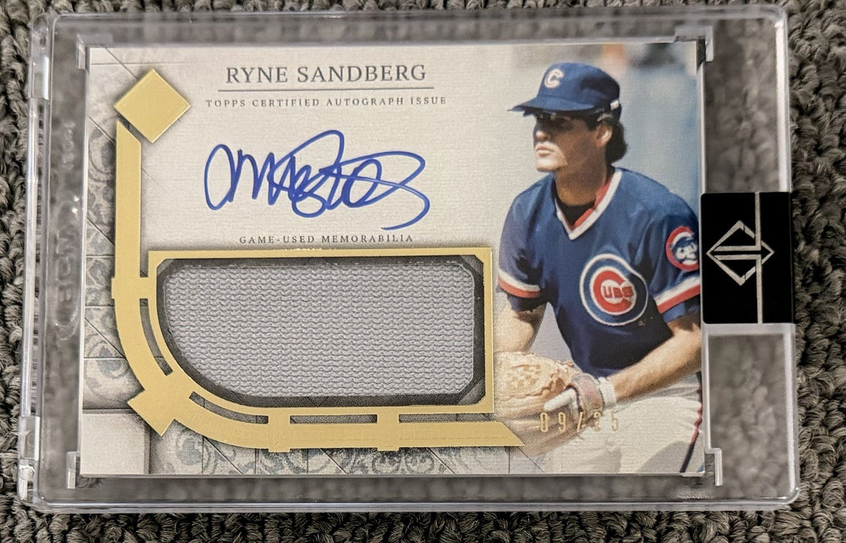 Ryne Sandberg Topps Transcendent 2024 Baseball Card TCAR-RS Signed #’ed 9/25