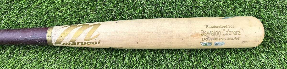 Oswaldo Cabrera NY Yankees Game Used Bat MLB Debut Hits # 1, 2, 3 MLB Auth