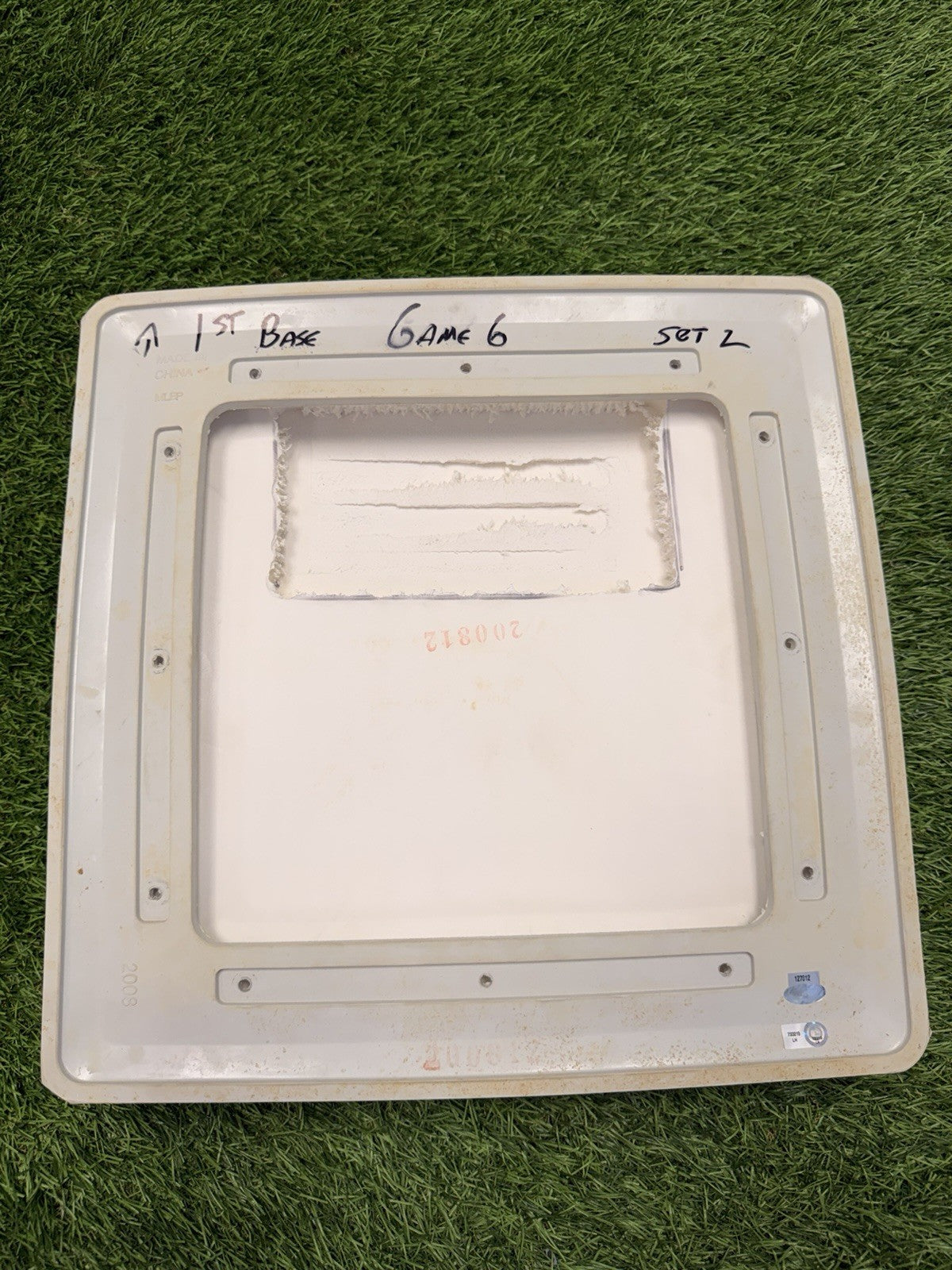 2009 World Series Game 6 – New York Yankees Game-Used Base MLB Auth Clinch Game!