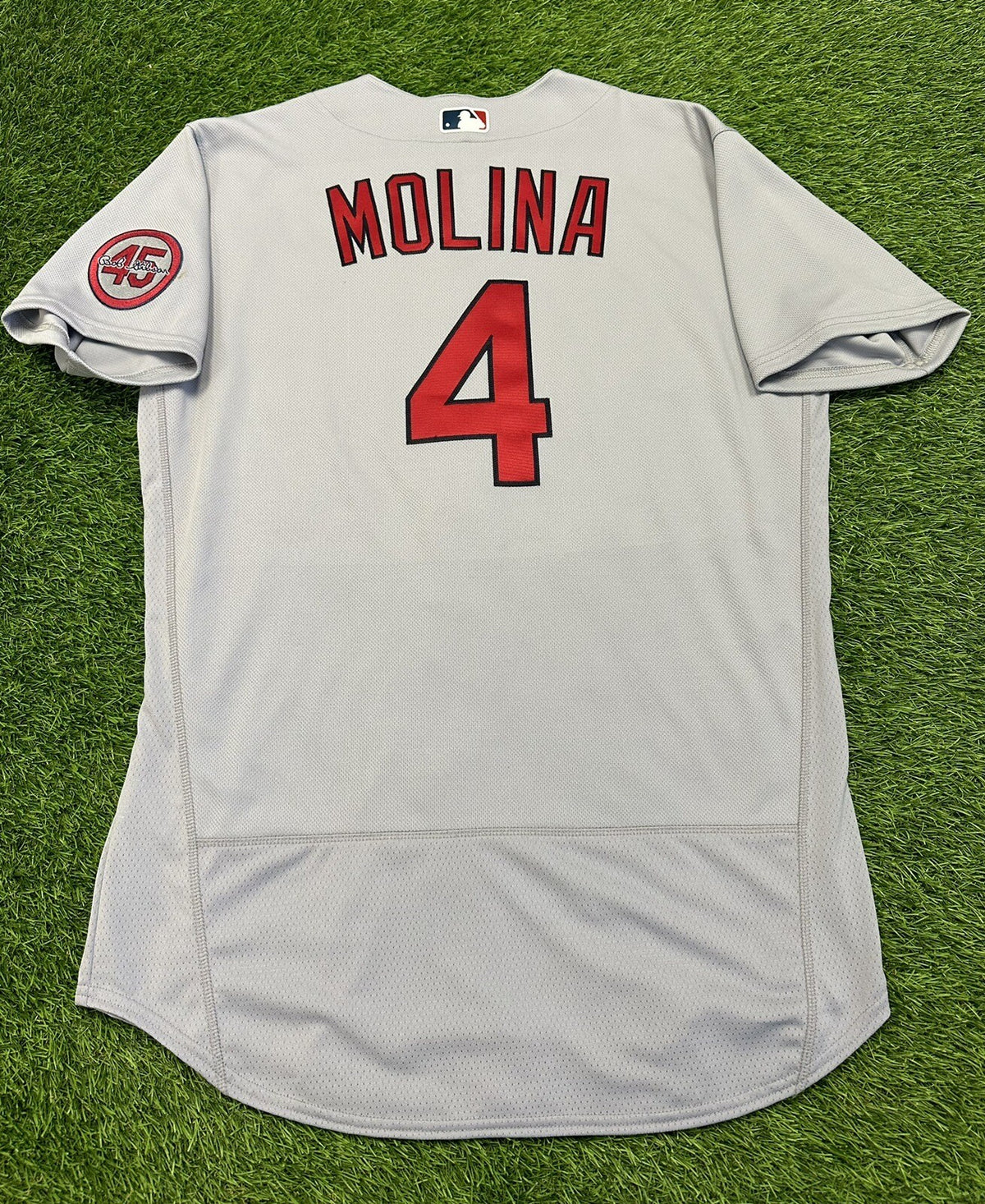 Yadier Molina St. Louis Cardinals Team Issued Jersey 2021 Gibson Patch MLB Auth