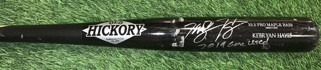 Ke’Bryan Hayes Pittsburgh Pirates Game Used Bat “Top Prospect” Hayes LOA