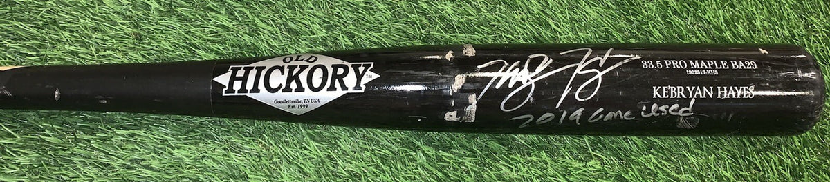 Ke’Bryan Hayes Pittsburgh Pirates Game Used Bat “Top Prospect” Hayes LOA
