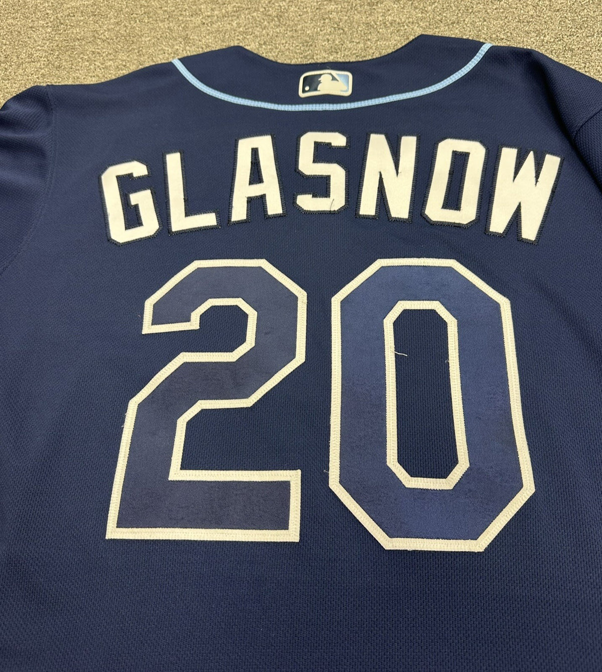Tyler Glasnow Rays Game Used Worn Jersey 2023 *4 Wins* MLB Auth