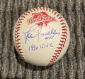 Lou Piniella Cincinnati Reds Signed 1990 Costa Rica World Series Baseball PSA