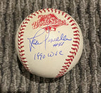 Lou Piniella Cincinnati Reds Signed 1990 Costa Rica World Series Baseball PSA