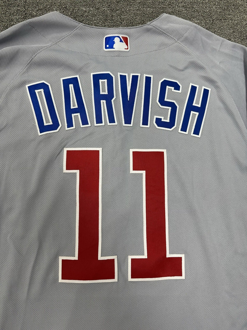 Yu Darvish Los Angeles Dodgers Game Used Worn Jersey MLB Auth 2017