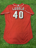 Nick Lodolo Cincinnati Reds Game Used Worn Jersey 2023 Spring Training MLB Auth