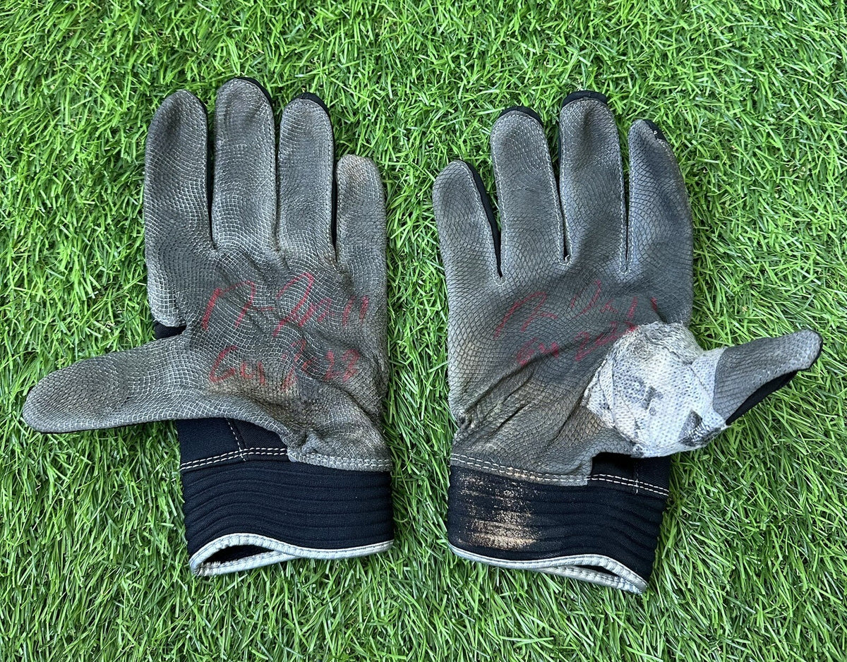 Jose Ramirez Cleveland Guardians Game Used Batting Gloves “2022 Postseason” LOA
