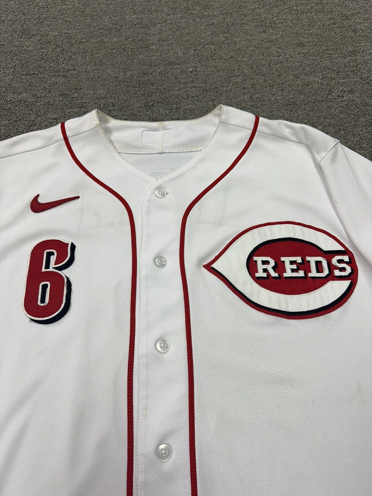 Jonathan India Cincinnati Reds Game Used Jersey 2021 MLB Debut ROY Year MLB Auth