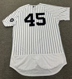 Gerrit Cole New York Yankees Game Issued Jersey 2021 Whitey Memorial Patch MLB