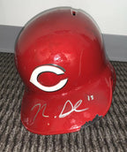Nick Senzel Cincinnati Reds Game Used Helmet 1st Career HR!  MLB Auth, Signed