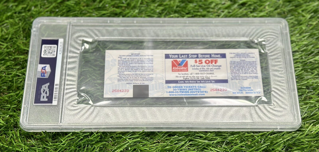 Cal Ripken Jr. Baltimore Orioles 3000th Hit Full Ticket 4/15/2000 PSA/DNA 10