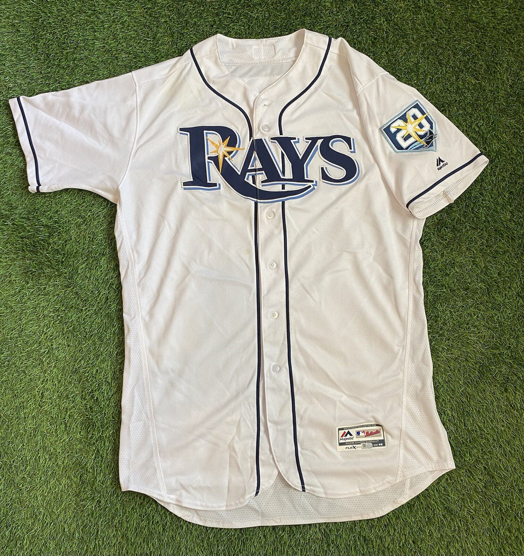 CJ Cron Tampa Bay Rays Game Used Worn Jersey 2018 MLB 5 Games